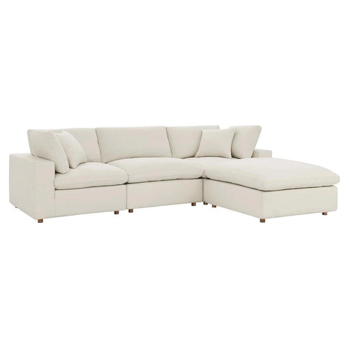 Bloomart Modernize Relleno L-Shape 4 Piece Sectional Sofa Set