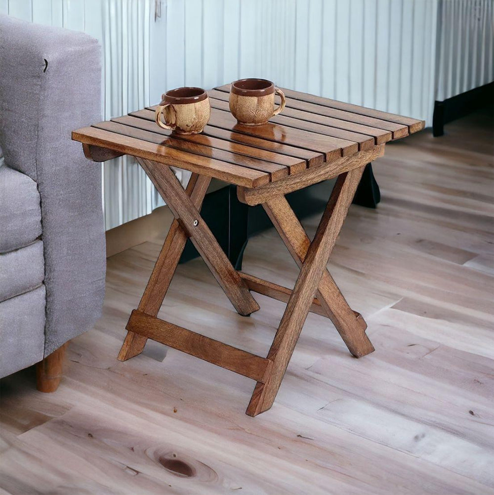 Bloomart Mango Wood Side Table