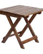 Bloomart Modern Contemporary Foldable Mango Wood End Table