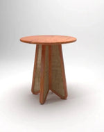 Bloomart Eensy Rattan Round Teak Wood Side Table Stylish & Functional for Living Room or Bedroom