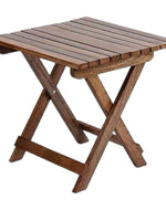 Bloomart Modern Contemporary Foldable Mango Wood End Table