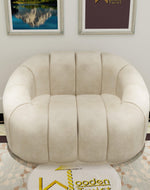 Collin Modern Oval Shape Single Seater Sofa