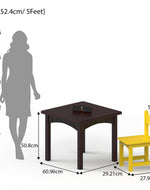 Solid Wood Kids Table & Chair Set (Kids Furniture)