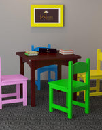 Solid Wood Kids Table & Chair Set (Kids Furniture) - Bloomart