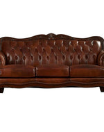 Wooden Handicraft Craved Genuine 3+1+1 With Table (Teak Wood, Dark Brown)