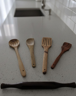 Bloomart Premium Wooden Cooking Spoon ( Set Of Five )