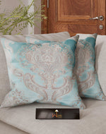 Fabrahome Square Handmade Velvet Fabric Cushion Cover (Pack of 2 ) - Bloomart