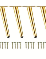 Bloomart Modern Straight Sofa Legs Pairs with Screws (Set of 4)