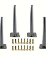 Bloomart Modern Straight Sofa Legs Pairs with Screws (Set of 4)
