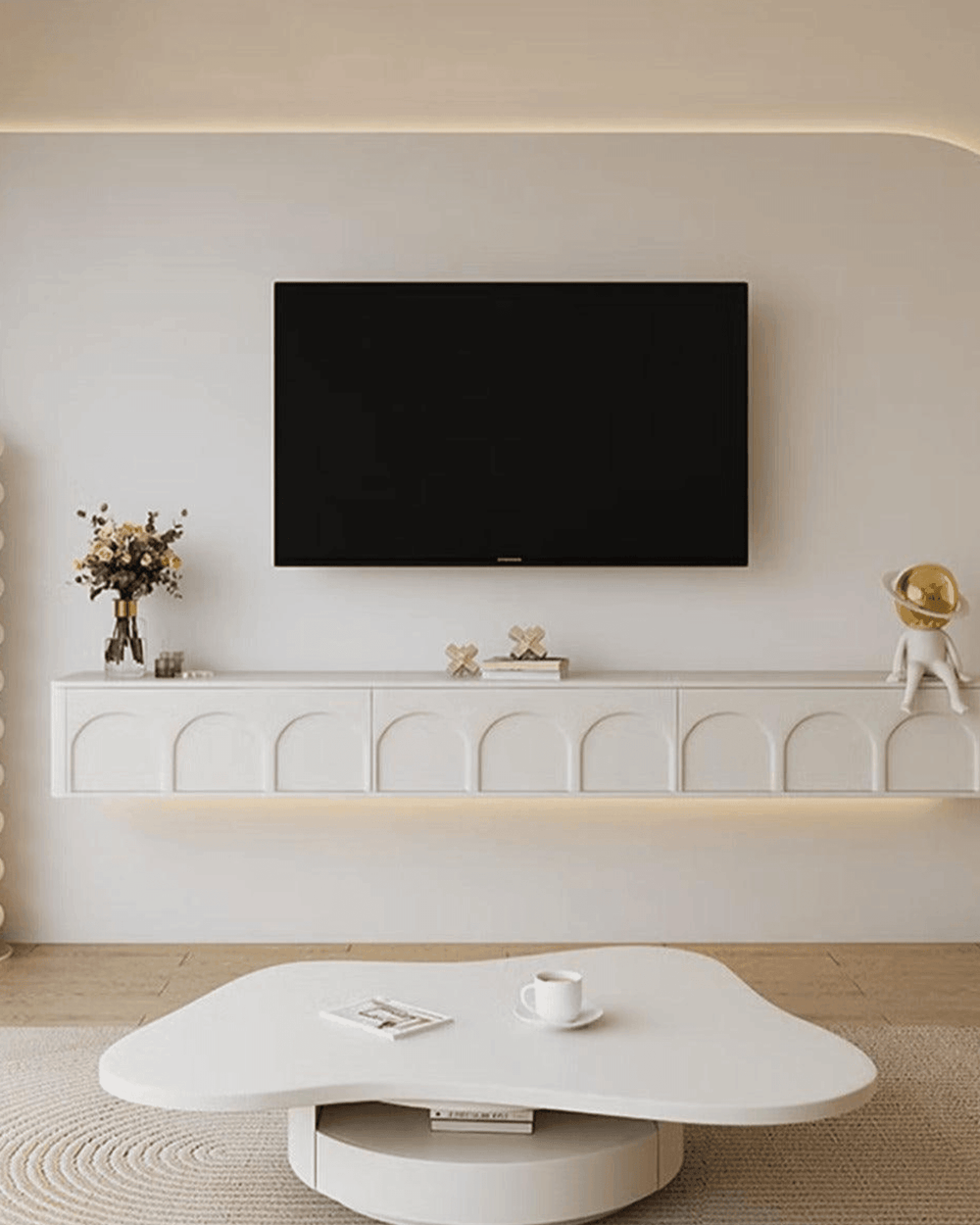 TV Unit Cabinet Wall Shelf TV Unit Cabinet Wall Shelf TV Unit Cabinet Wall Shelf Bloomart Snuggle Wall Mounted TV Unit Cabinet Wall Shelf