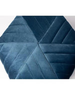 Bloomart Lucid Hexagonal Shape Solid Wood Pouf Ottoman Stool