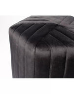 Bloomart Lucid Hexagonal Shape Solid Wood Pouf Ottoman Stool