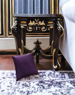Graceful Carved Round Table in Premium Teak Wood