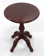 Teak Wood Round Carved Table Corner Side Table
