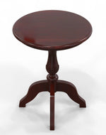 Teak Wood Round Carved Table Corner Side Table