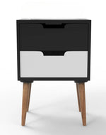 Look Bedside Table with Two Drawers