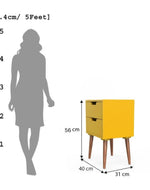 Amazing Bedside Table with Two Drawers
