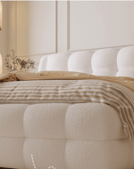 Bloomart Elegance Modernize Boucle Upholstery Bed for Luxury Bedroom Contemporary, Stylish, and Elegant