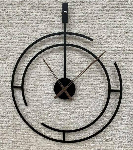 Time Travlling Wall Clock ( Black )