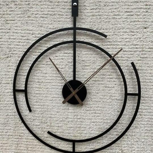 Time Travlling Wall Clock ( Black )