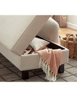 Bloomart Spacious Storage Solid Wood Couch Chaise Lounge