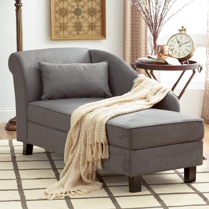 Bloomart Spacious Storage Solid Wood Couch Chaise Lounge - Bloomart