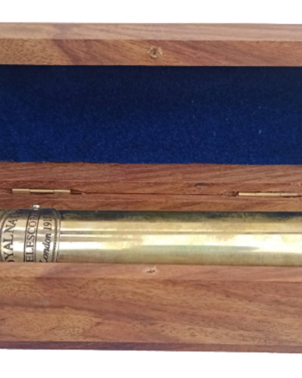 Brass Telescope with Solid Wood Box Handmade Brass Telescope with Lens Cover - Bloomart