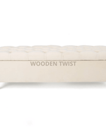 Bloomart Zelja Solid Wood Flip Top Storage Bench Couch