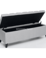 Bloomart Zelja Solid Wood Flip Top Storage Bench Couch