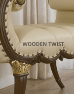 Apísteftos Sheesham Wood Bench Couch
