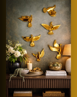 Modern Metallic Birds Wall Décor for Living Room & Bedroom