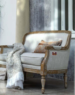Bloomart Hand Carved Loveseat Teak Wood 2 Seater Bench