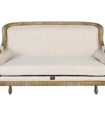 Bloomart Hand Carved Loveseat Teak Wood 2 Seater Bench