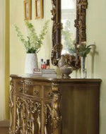 Teak Wood King Size Bed With Side Tables And Dressing Table With Mirror