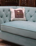 Designer Velvet Rolled Arm Chesterfield Sofa (3 Seater Sky Blue)