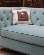 Designer Velvet Rolled Arm Chesterfield Sofa (3 Seater Sky Blue)