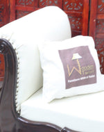 Fovero Sheesham Wood Bench Couch (Walnut Finish)