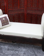 Fovero Sheesham Wood Bench Couch (Walnut Finish)