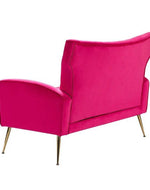 Wooden Square Arm Loveseat Wing Back Chair Set 2+1+1 (Metal Legs)