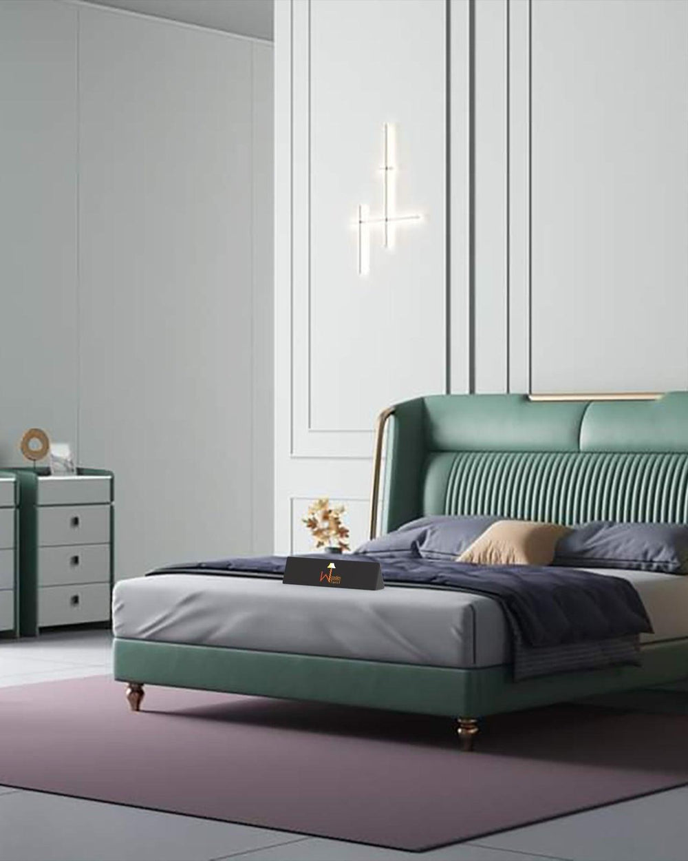 Luxury Lulu Design Queen Size Bed For Bedroom - WoodenTwist