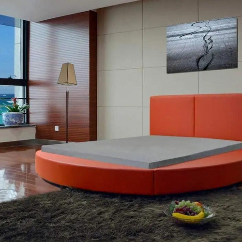 Luxury Modern Platform Round King Size Bed