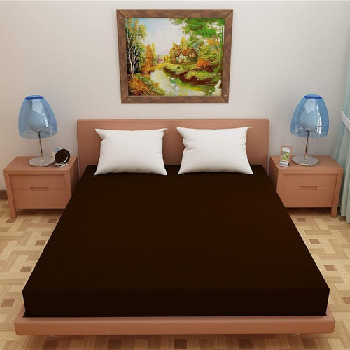 Home Furnishing Waterproof Mattress Protector ( Coffee )