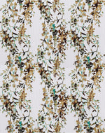 Velours Printed Velvet Fabric - Mustard