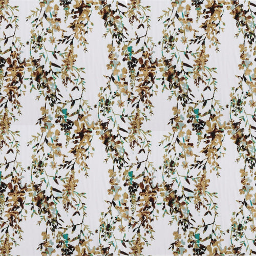 Velours Printed Velvet Fabric - Mustard
