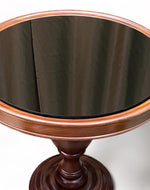 Wooden Winsome Round Teak Wood 4 Seater Dining Table Set