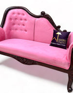 Bloomart Céleste Style Teak Wood 2 Seater Chaise Lounge