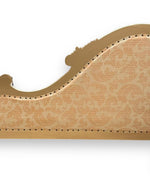 Handmade French Baroque Style Chaise Lounge Gold leaf