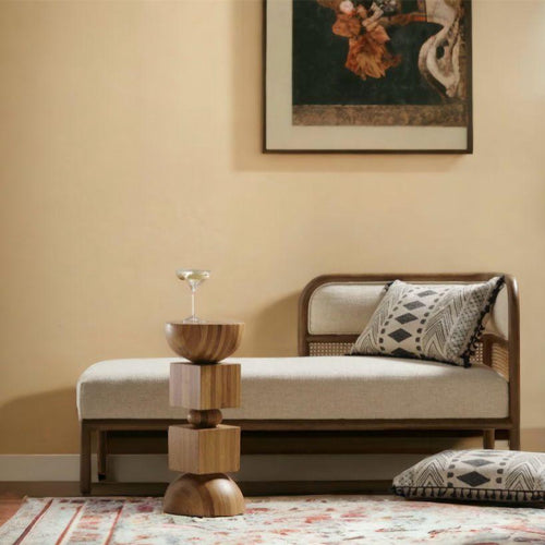 Teak Wood Chaise Lounge