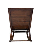 Bloomart Realm Handmade Sheesham Wood Honey Finish Rocking Chair