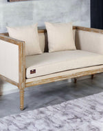 Teak Wood Loveseat